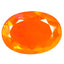 3.78 ct Stunning Oval (13.91 x 10.05 mm) Heated Orange Fire Opal Loose Gemstone
