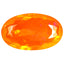 3.35 ct Very good Oval (16.60 x 10.07 mm) Heated Orange Fire Opal Loose Gemstone