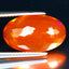 3.35 ct Very good Oval (16.60 x 10.07 mm) Heated Orange Fire Opal Loose Gemstone