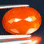 2.89 ct Best Oval Cut (14.91 x 11.00 mm) Heated Orange Fire Opal Loose Gemstone