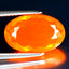 3.39 ct Eye-opening Oval(14.65 x 9.29 mm)Heated Orange Fire Opal Loose Gemstone
