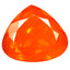 3.14 ct Super-Excellent Pear (13.29 x 15.45 mm) Heated Orange Fire Opal Gemstone