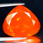 3.14 ct Super-Excellent Pear (13.29 x 15.45 mm) Heated Orange Fire Opal Gemstone
