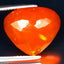 3.14 ct Super-Excellent Pear (13.29 x 15.45 mm) Heated Orange Fire Opal Gemstone