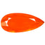 6.47 ct Awe-inspiring Pear (24.67 x 11.06 mm) Heated Orange Fire Opal Gemstone