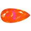 4.19 ct Sparkling Pear (21.47 x 10.69 mm) Heated Orange Fire Opal Loose Gemstone