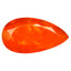 2.94 ct Superb Pear (18.86 x 10.11 mm) Heated Orange Fire Opal Loose Gemstone