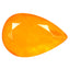 2.27 ct Phenomenal Pear (12.08 x 8.14 mm) Heated Orange Fire Opal Loose Gemstone