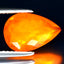 2.27 ct Phenomenal Pear (12.08 x 8.14 mm) Heated Orange Fire Opal Loose Gemstone