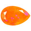 2.04 ct Lovely Pear Cut (12.05 x 8.02 mm) Heated Orange Fire Opal Loose Gemstone