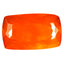 3.02 ct Sparkling Cushion Cut (15.79 x 9.65 mm) Heated Orange Fire Opal Gemstone
