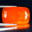 3.02 ct Sparkling Cushion Cut (15.79 x 9.65 mm) Heated Orange Fire Opal Gemstone