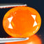 2.19 ct Very good Oval (10.95 x 8.99 mm) Heated Orange Fire Opal Loose Gemstone