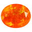 1.43 ct Stunning Oval (10.06 x 8.13 mm) Heated Orange Fire Opal Loose Gemstone