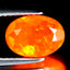 1.39 ct Terrific Oval (9.84 x 7.10 mm) Heated Orange Fire Opal Loose Gemstone