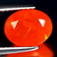 1.21 ct Shimmering Oval (9.19 x 7.19 mm) Heated Orange Fire Opal Loose Gemstone