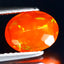 0.92 ct Magnificent fire Oval (9.11 x 6.94 mm) Heated Orange Fire Opal Gemstone