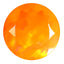 0.72 ct Valuable Round (6.95 x 6.94 mm) Heated Orange Fire Opal Loose Gemstone
