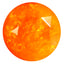 0.61 ct Magnificent Round(6.51 x 6.45 mm)Heated Orange Fire Opal Loose Gemstone