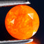 0.61 ct Magnificent Round(6.51 x 6.45 mm)Heated Orange Fire Opal Loose Gemstone