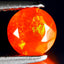 0.49 ct Lovely Round Cut (6.01 x 6.01 mm) Heated Orange Fire Opal Loose Gemstone