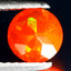 0.49 ct Lovely Round Cut (6.01 x 6.01 mm) Heated Orange Fire Opal Loose Gemstone