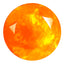 0.50 ct Impressive Round (6.06 x 6.01 mm) Heated Orange Fire Opal Loose Gemstone