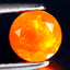 0.50 ct Impressive Round (6.06 x 6.01 mm) Heated Orange Fire Opal Loose Gemstone