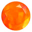 0.53 ct Fair Round(5.95 x 5.92 mm)Heated Natural Orange Fire Opal Loose Gemstone