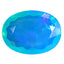 9.65 ct Supreme Oval (20.08 x 15.00 mm) Heated Ethiopia Blue Opal Loose Gemstone