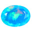 3.29 ct Spectacular Oval(14.02 x 10.17 mm)Heated Ethiopia Blue Opal Loose Stone