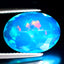 3.29 ct Spectacular Oval(14.02 x 10.17 mm)Heated Ethiopia Blue Opal Loose Stone