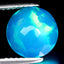 1.21 ct Exquisite Round(9.05 x 9.05 mm)Heated Ethiopia Blue Opal Loose Gemstone