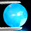 0.68 ct Eye-opening Round (7.05 x 7.05 mm) Heated Ethiopia Blue Opal Loose Stone