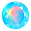 0.63 ct Fabulous Round (6.45 x 6.45 mm) Heated Ethiopia Blue Opal Loose Gemstone