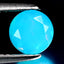 0.55 ct Dazzling Round (6.08 x 6.07 mm) Heated Ethiopia Blue Opal Loose Gemstone