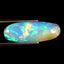 2.89 ct Awe-inspiring Oval Cabochon(19.60 x 7.36 mm)Flashing Multi Rainbow Opal