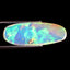 2.89 ct Awe-inspiring Oval Cabochon(19.60 x 7.36 mm)Flashing Multi Rainbow Opal
