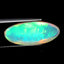2.69 ct Eye-catching Oval Cabochon(16.30 x 7.13 mm)Multicolor Rainbow Opal Stone