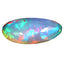 3.63 ct Spectacular Oval Cabochon(17.79 x 7.61 mm)Multicolor Rainbow Opal Stone