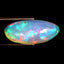 3.63 ct Spectacular Oval Cabochon(17.79 x 7.61 mm)Multicolor Rainbow Opal Stone