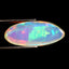 3.63 ct Spectacular Oval Cabochon(17.79 x 7.61 mm)Multicolor Rainbow Opal Stone