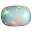 6.61 ct Cushion Cabochon(16.12 x 11.05 mm)Flashing Multicolor Rainbow Opal Stone