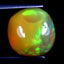 5.06 ct Spectacular Cushion Cabochon (10.84 x 10.54 mm) Multi Rainbow Opal Stone