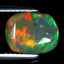 1.81 ct Attractive Cushion Cabochon(10.04 x 8.03 mm)Flashing Multi Rainbow Opal