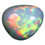 13.20 ct Pear Cabochon (18.25 x 15.79 mm) Flashing Multicolor Rainbow Opal Stone