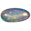 3.32 ct Romantic Pear Cabochon(16.94 x 8.36 mm)Flashing Multicolor Rainbow Opal