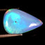 3.24 ct Superb Pear Cabochon (15.62 x 10.14 mm) Flashing Multicolor Rainbow Opal