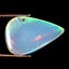 3.24 ct Superb Pear Cabochon (15.62 x 10.14 mm) Flashing Multicolor Rainbow Opal