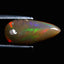 2.79 ct Pear Cabochon(15.74 x 7.30 mm)Flashing Multicolor Rainbow Opal Gemstone